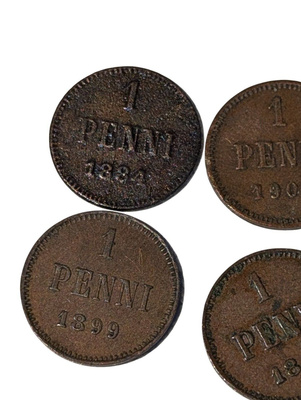 1 Penni 1873-1916