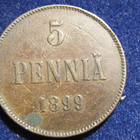 5 penniä 1899 - pikkukuva 1