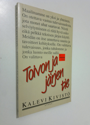 Kalevi Kivistö : Toivon ja järjen tie