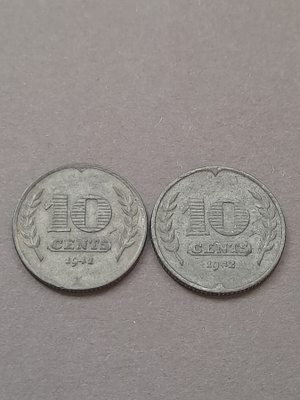 Hollanti 10 cents 1941,1942