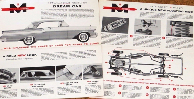 1957 Mercury esite - KUIN UUSI - 20 sivua