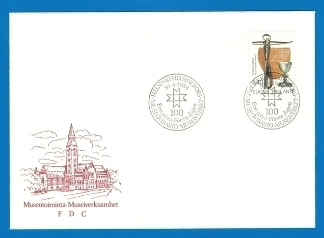 FDC – Museotoiminta 30.4.1984, Lape no 941