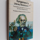 Ivan Sergeevich Turgenev : Turgenev's Literary Reminiscen... - pikkukuva 1