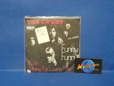 THE SWEET - FUNNY FUNNY EX/EX GER 7"