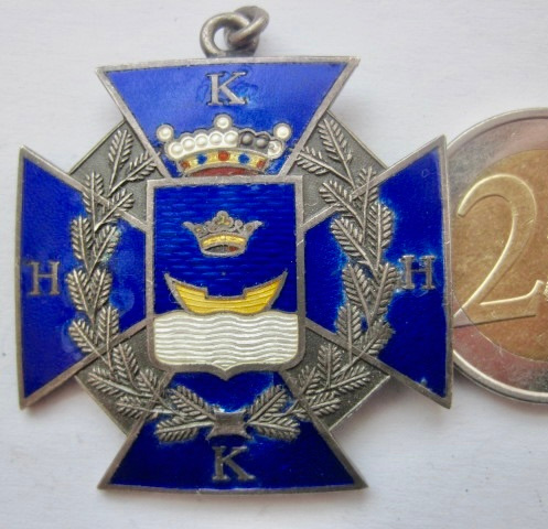 VANHA Joukko-osasto Merkki HKHK Poliisi Hopeaa 1930
