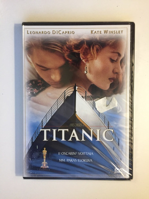 Titanic (1997) Kate Winslet & Leonardo DiCaprio (DVD) UUSI