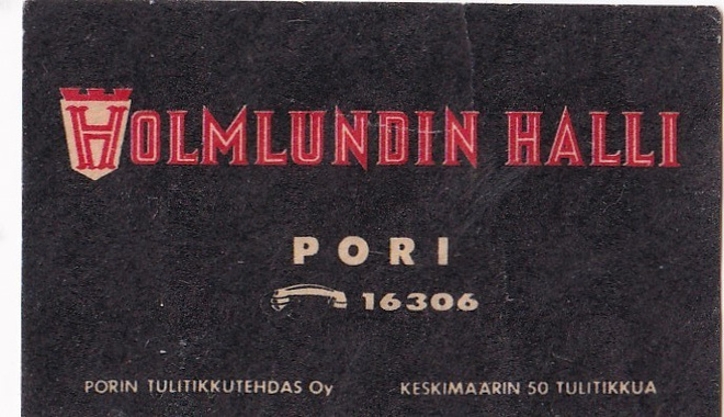 Pori, Holmlundin Halli    b517