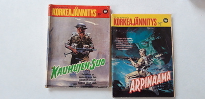 Korkeajännitys 1973 ja 1974, antiikki lehdet, 2 kpl