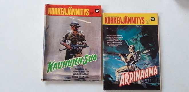Korkeajännitys 1973 ja 1974, antiikki lehdet, 2 kpl