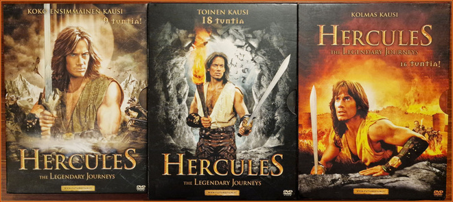 HERCULES - Legendary Journeys Kaudet 1, 2 & 3 - DVD Boxit