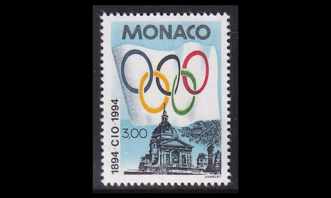 Monaco 2180 ** Olympiakomitea 100v (1994)