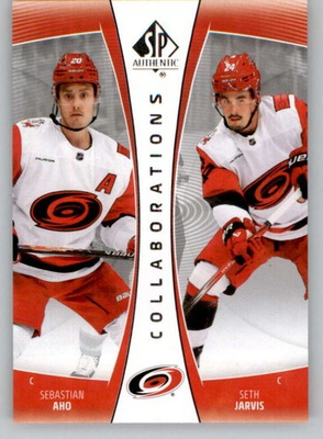 Sebastian Aho & Jarvis 25-26 SP Authentic #CLB-3 Collaborati