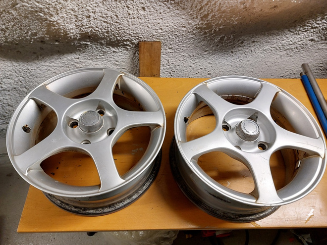 2  Kpl  15"  ALUVANTEET  4X112  MILLE MIGLIA WHEELS