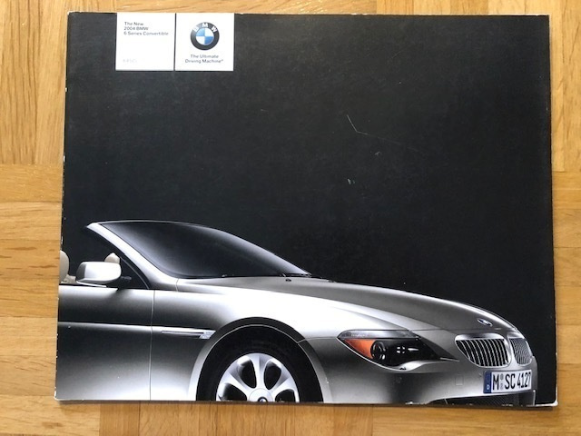 Esite BMW E64 600-sarja Convertible, 645 Ci, 2004. 6-sarja