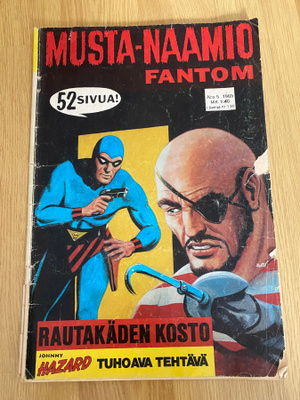 Musta-Naamio Fantom lehti nro 5 1969