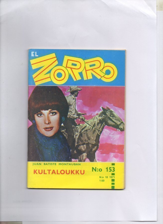 EL ZORRO n:o 153 / n:o 10 1971 KULTALOUKKU.