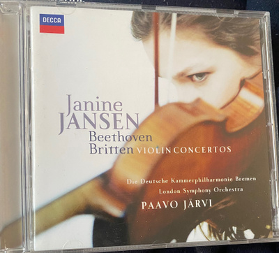 Janine Jansen: Beethoven, Britten sellokonsertot cd