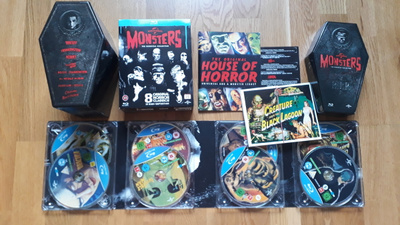 The Classic Monsters Coffin Collection Blu-ray