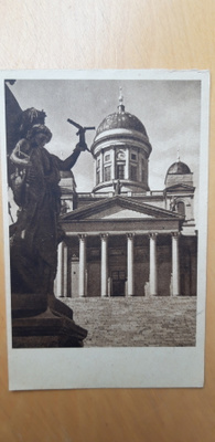 "Seura" lehden vanha postikortti nro 45, Helsinki Suurkirkko