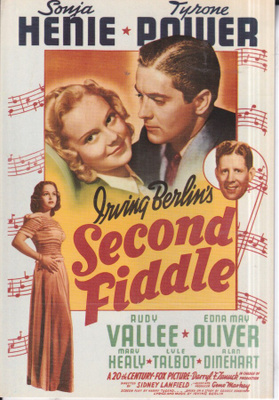 Sonja Henie - Tyrone Power. Second Fiddle ,Elokuva.   . e206
