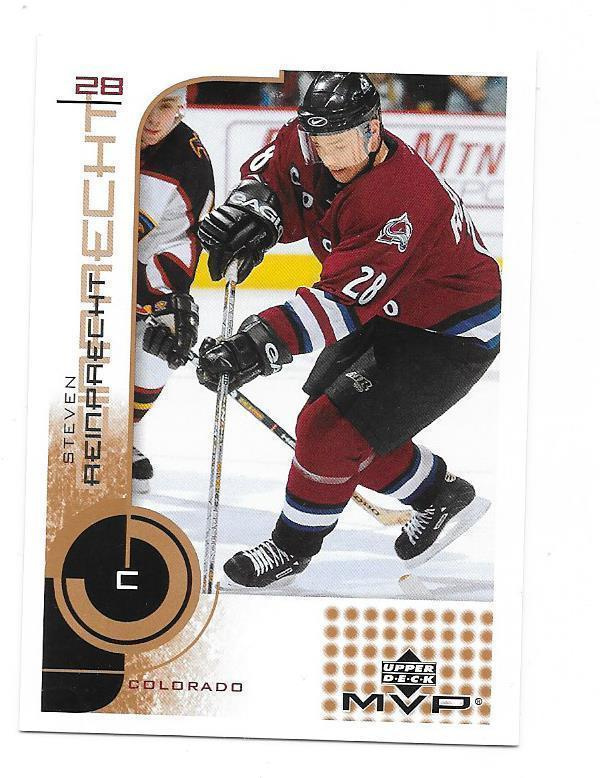 2002-03 Upper Deck MVP #50 Steven Reinprect Colorado Avs