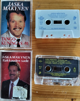 JASKA MÄKYNEN-2 KPL KASETTEJA-TANGOKUNINGAS-91 ym.
