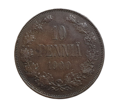 10 Penniä 1900