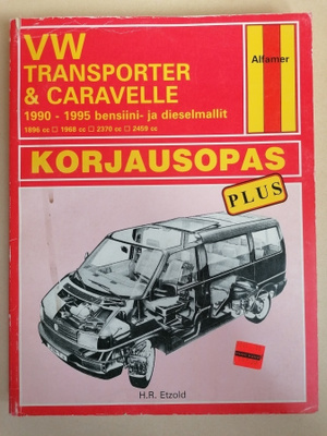 Korjausopas VW Transporter & Caravelle 1990-1995