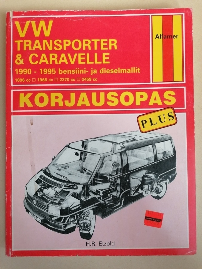 Korjausopas VW Transporter & Caravelle 1990-1995