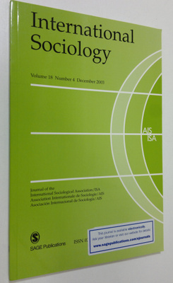International Sociology vol. 18, nr. 4/2003