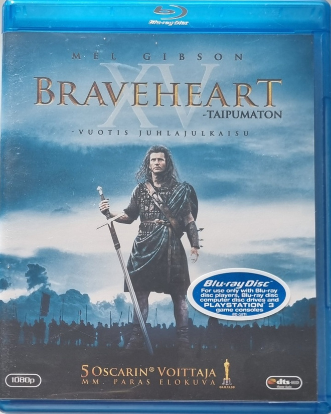 BRAVEHEART - TAIPUMATON  XV-JUHLAJULKAISU BLU-RAY (2 DISC)