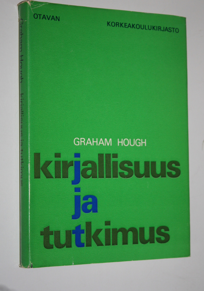Graham Hough : Kirjallisuus ja tutkimus