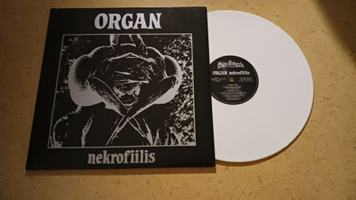 Organ – Nekrofiilis lp upea White Vinyl Synth-pop, Electroni