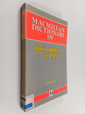 Chris Cook : Macmillan Dictionary of Historical Terms