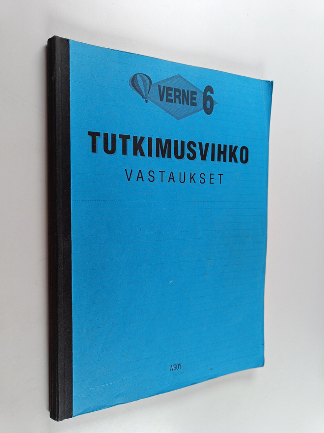 Verne 6 : Tutkimusvihko - vastaukset