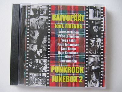 Raivopäät Feat. Friends Punkrock Jukebox 2 CD UUSI Ramones