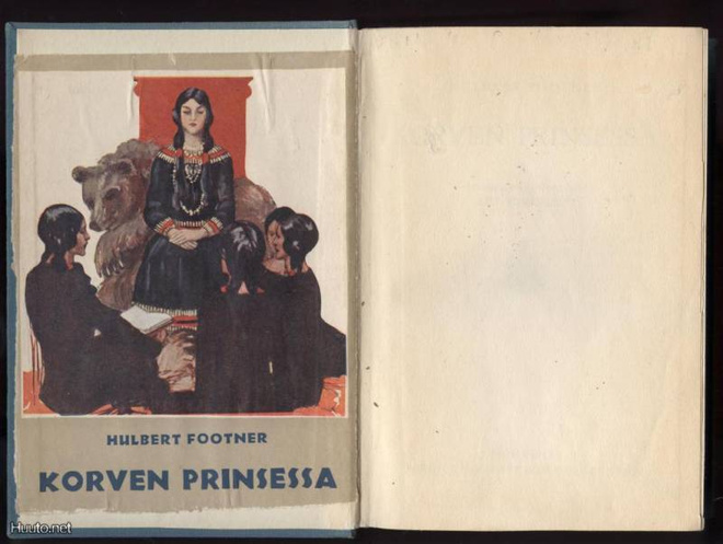 Hulbert Footner: Korven prinsessa sid.koruk 1.p 1928