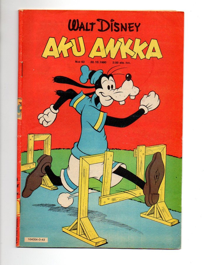 Walt Disney: Aku Ankka N:o 43 / 1980