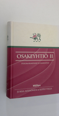 Jukka Mähönen : Osakeyhtiö 2, Pääomarakenne ja rahoitus