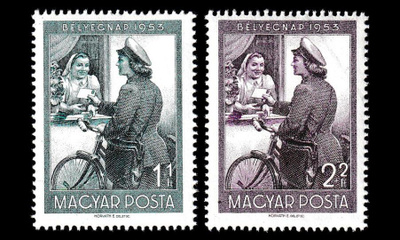 Unkari 1338-9 * Postimerkin päivä (1953)