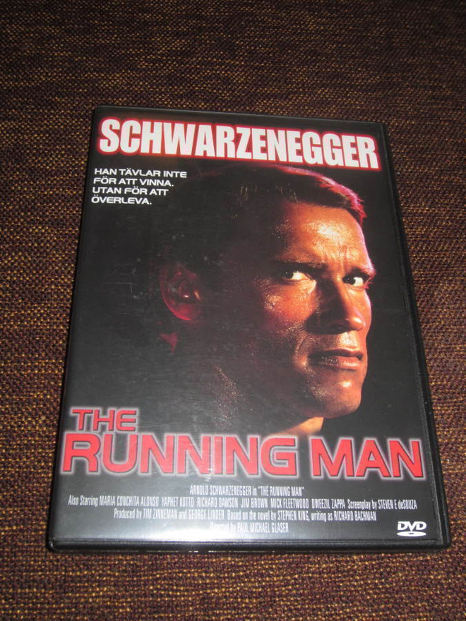 The Running Man - Juokse Tai Kuole DVD