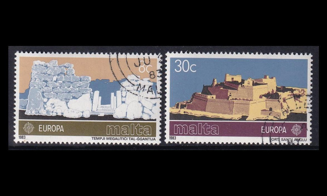 Malta 680-1 o Europa suuret saavutukset (1983)