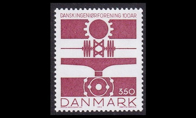 Tanska 1022 ** Insinööriyhdistys 100v (1992)
