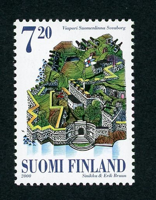 2000 Yleismerkki Suomenlinna 7,20 mk **