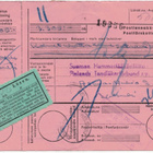 1953 postiennakkopaketin palautus postiennakko-osoituksella - pikkukuva 1