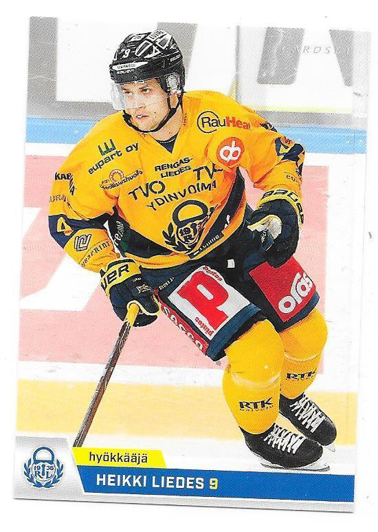 2018-19 CardSet #102 Heikki Liedes Lukko