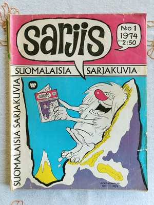 Sarjis N:o 1 1974 SUOMALAISIA SARJAKUVIA