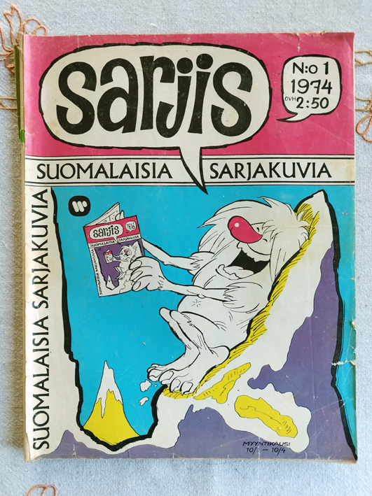 Sarjis N:o 1 1974 SUOMALAISIA SARJAKUVIA