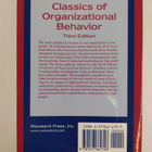 Walter E. Natemeyer ym. : Classics of Organizational Beha... - pikkukuva 2