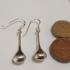 Hopea Teardrop Ball Dangle Drop korvakorut 925 - pikkukuva 4